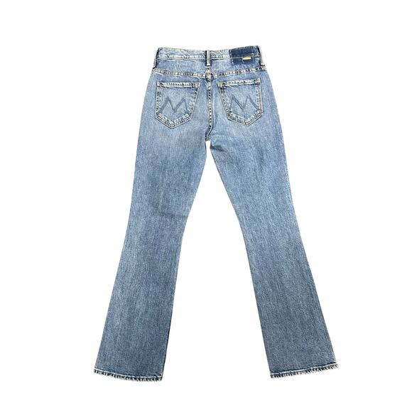 NWT Mother Superior Metal Magic Insider Flood Studded Denim Jeans Womens 24 / 2 - Picture 6 of 10